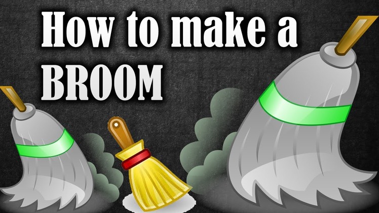 How to make a broom from plastic bottles. soda bottles