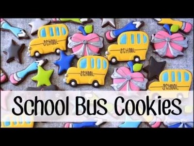 How to Make a Decorated School Bus Cookie