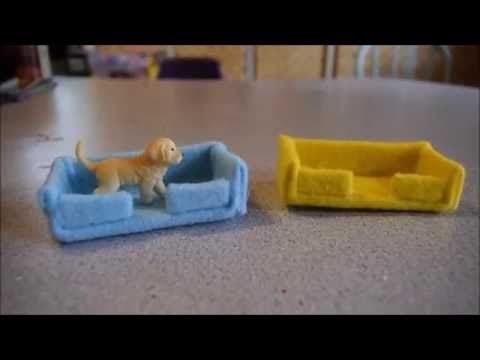 How to Make a Dog Bed for a Schleich Dog