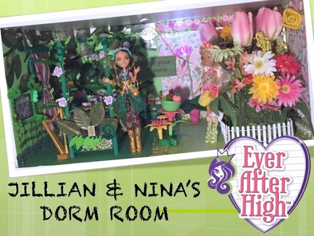 HOW TO MAKE A DORM ROOM FOR JILLIAN BEANSTALK & NINA THUMBELL [EVER AFTER HIGH]