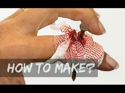 How To Make a Fake Wound Using Toothpaste?