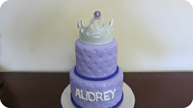 How to make a fondant Crown Topper
