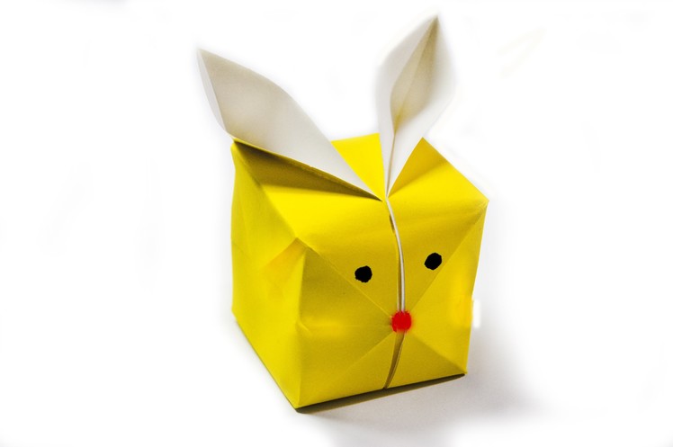How to make a paper balloon rabbit -.- Origami rabbit