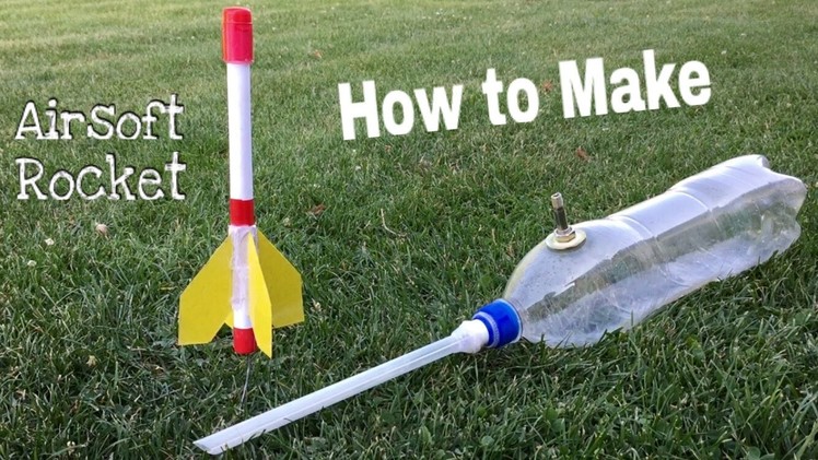 How to Make a Paper Rocket - Simple Airsoft Rocket Launcher