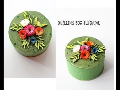 How to make a Quilled box.Quilling box tutorial
