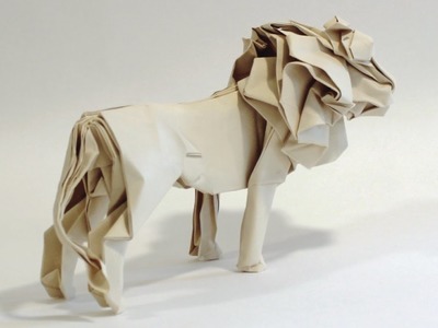 How to make an Origami Lion