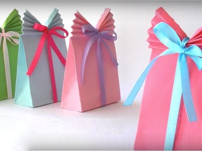 How to Make beautiful Paper Gift Bag | Paper Bag Origami | PaperMade