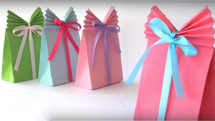How to Make beautiful Paper Gift Bag | Paper Bag Origami | PaperMade