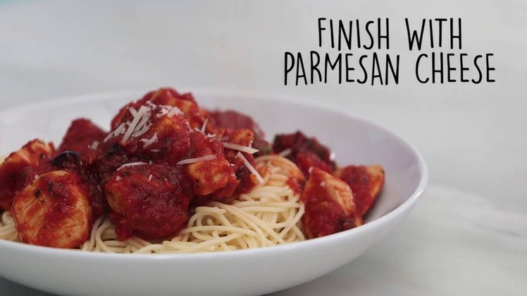How to Make Chicken Puttanesca with Angel Hair Pasta | Dinner Tonight | MyRecipes