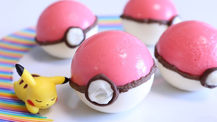 How to make Edible Poké Ball Pudding ~Pokémon GO