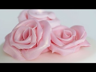 How to make fondant icing roses | Cake Creations