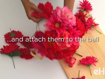 How to Make Hanging Flower Balls