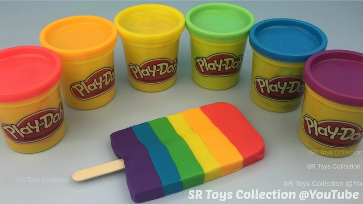 How to Make Play Doh Ice Cream in Rainbow Colours Fun for Kids