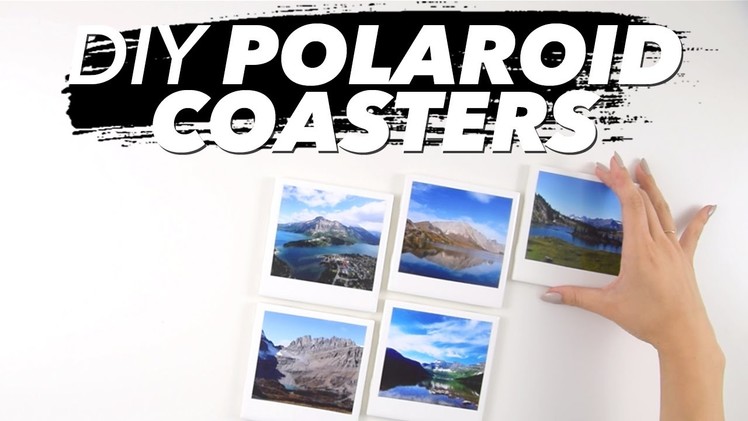 How to Make Polaroid Coasters! (Easy)