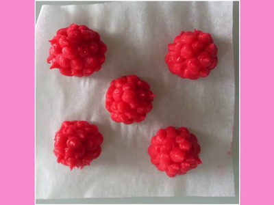 How to make raspberry from korean bean paste