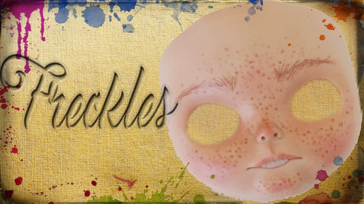 How to Make Realistic Freckles on a Custom Blythe Doll