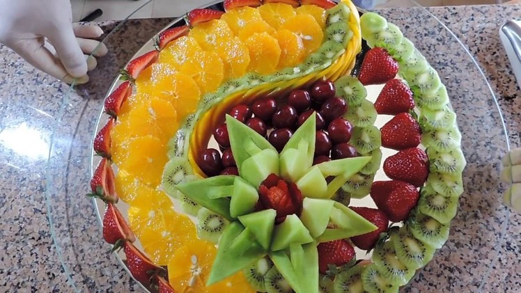 How to Make Sliced ​​Fruit - By J  Pereira Art Carving Fruit and Vegetables