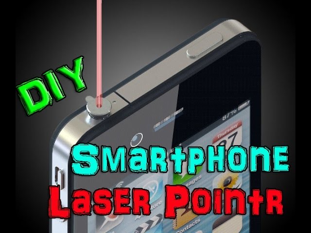 How to make Smart Phone into a Laser Pointer |DIY|