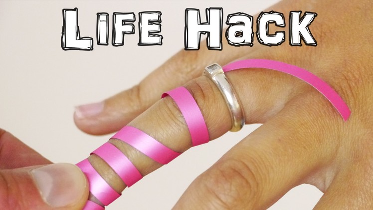 How to Remove a Ring Stuck on Finger - Life Hack