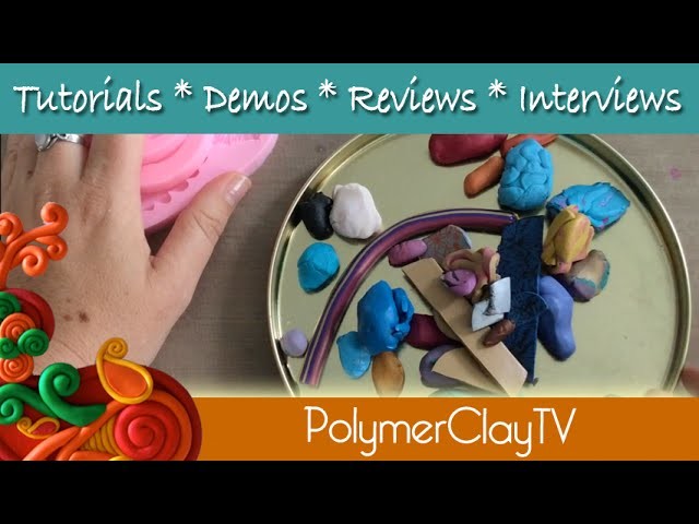 How to use scrap polymer clay and thrift shop finds to create a fun display bust