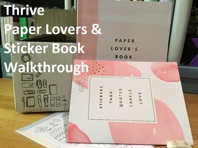 Kikki.k Thrive Paper Lovers and Sticker Book Walkthrough