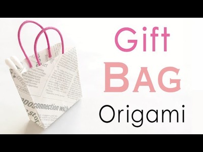 Origami Paper Carrier Gift Bag Instruction - Origami Kawaii〔#140〕