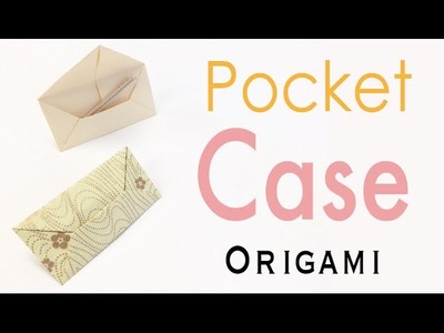 Origami Paper Envelope Shape Pocket Case - Origami Kawaii〔#162〕