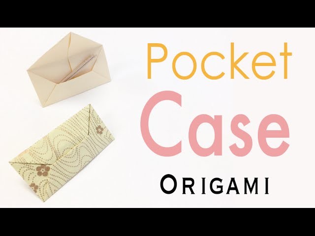 Origami Paper Envelope Shape Pocket Case - Origami Kawaii〔#162〕