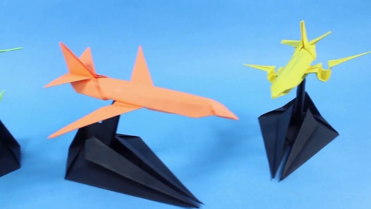 Paper Airplane.Origami stand
