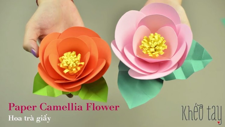 Paper Camellia Flower Instruction | Creative DIY