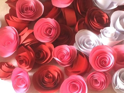 Paper Rose - DIY decoration craft