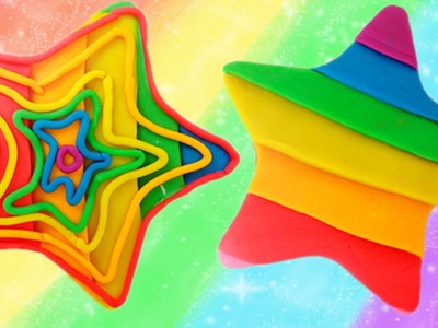 Play - Doh How to Make a Rainbow Star | Cu Kids