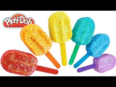 Play Dough Popsicles How To Make Play Doh Glitter Ice Cream Fun Creative for Kids * RainbowLearning
