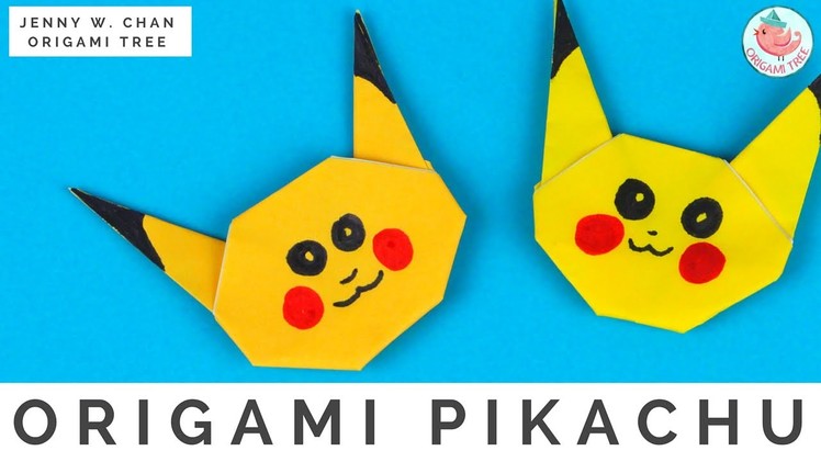 Pokémon Origami Crafts - How to Fold Origami Pikachu Pokémon Go - Easy Origami Instructions for Kids