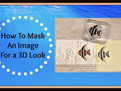Quick Crafting Tip - How to Mask an Image for a 3D Look