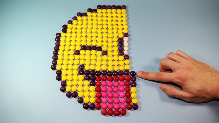 Smiley Face Made of Candies How To DIY Video for Kids