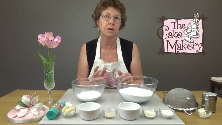 The Cake Makery Flowerpaste Recipe - How to make it
