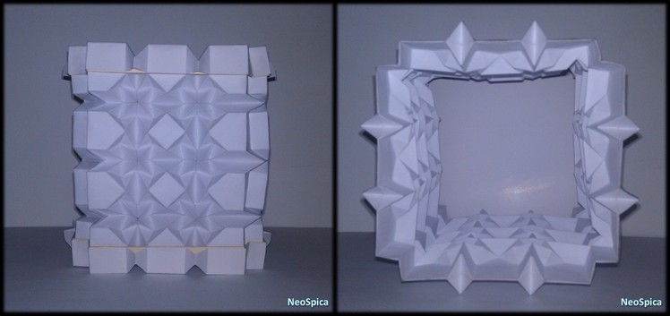 Tutorial 36 - Square and Rhombus Column Paper Folding Lamp
