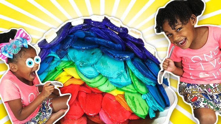 100+ Coats of N̶a̶i̶l̶ ̶P̶o̶l̶i̶s̶h̶  PANCAKES! #Polishmountain | Kids DIY Rainbow Pancake Mountain