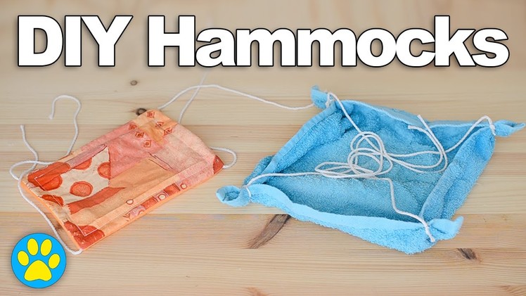 2 DIY Hamster Hammocks | #DIYJuly