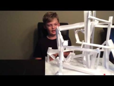 A Giant Paper Marble Run!