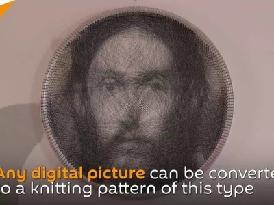 A Magical Thread: An Artist Creates Knitting Portraits