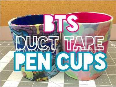 Back To School: Duct Tape Pen Cups DIY