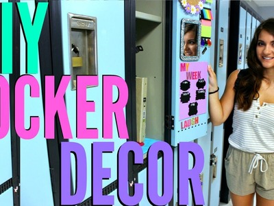 BACK TO SCHOOL: LOCKER DECORATIONS + DIY LOCKER DECOR