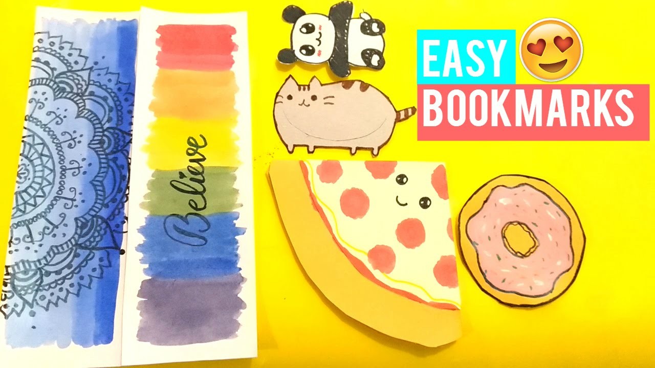DIY:   3 Easy Bookmarks Anyone Can Make!
