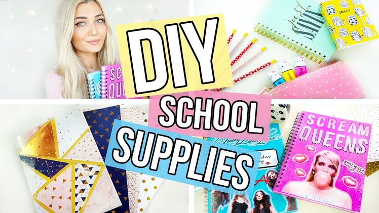 DIY Back To School Supplies | Quick & Easy