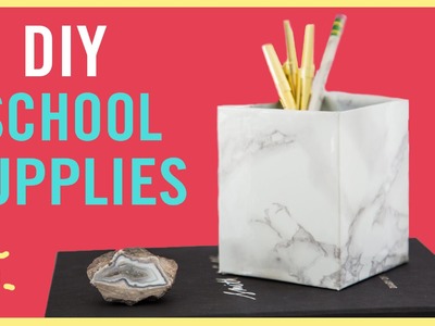 DIY | Back To School Supplies (So Cute & Easy!!)