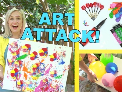 DIY Balloon Painting | Kids Outside The Box