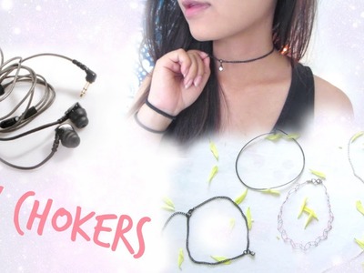 ♡ DIY: Broken Headphones ➙Trending Chokers ♡