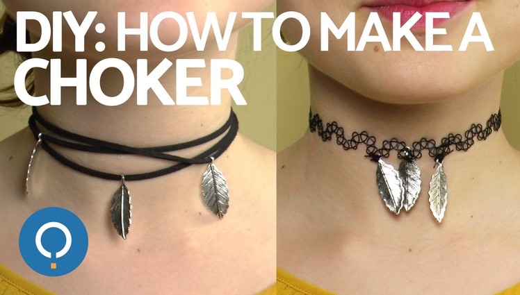 DIY Choker necklace - 2 Easy Designs